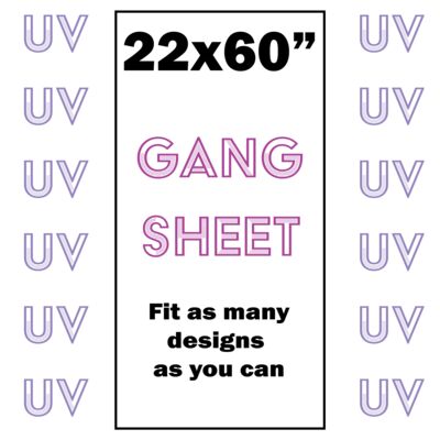 UV DTF Gang Sheet 22x60" Thumbnail